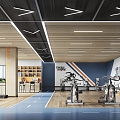 Modern Gym 3d model