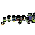 Assorted Sports Nutrition Supplements Including Gainer WPI Jars and Bags