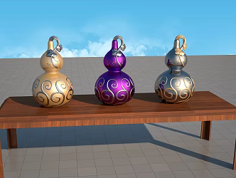 gourd baby 3d model
