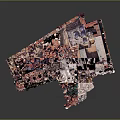 Colorful Animal Fragments Form Detailed Venice City Model with Landmarks