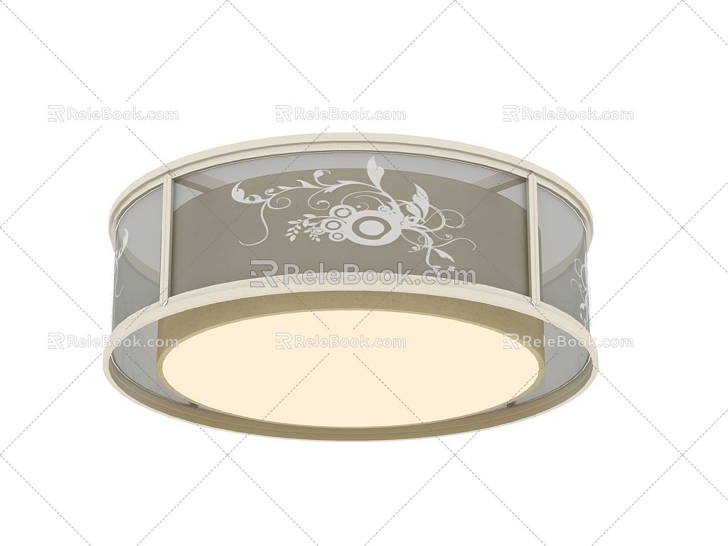 New Chinese ceiling lamp 3d model