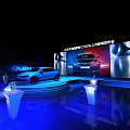 Lexus LC600h Launch Event Scene With Stage Lighting And Large Screens
