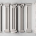 European Roman Column 3d model