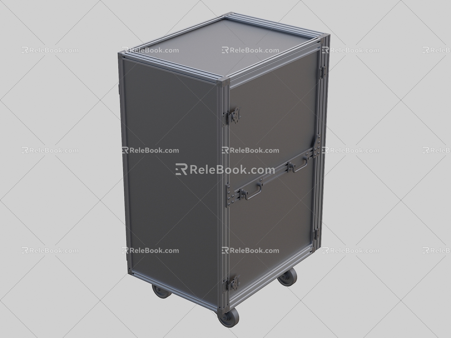 Equipment Rack Performance Equipment Luggage Rack Aluminum Leather Box Equipment Box 3d model