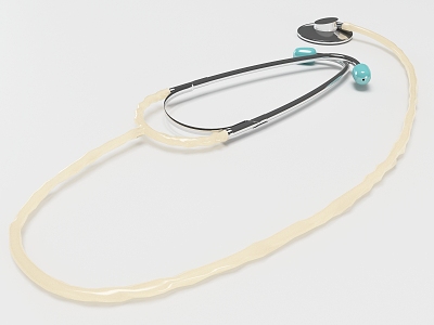 Modern stethoscope first aid medical instruments model