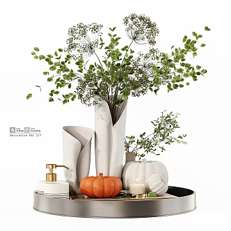 Modern decorative ornaments 3d model