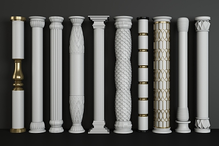 Jane's Roman Column 3d model