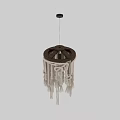 Handmade Woven Rope Chandelier With Natural Tassels Bohemian Decorative Design