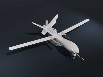 Military UAV 3d model