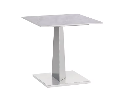 Modern Side Table With Marble Top And Sleek Metal Base For Home Decor 3d model