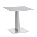 Modern Side Table With Marble Top And Sleek Metal Base For Home Decor