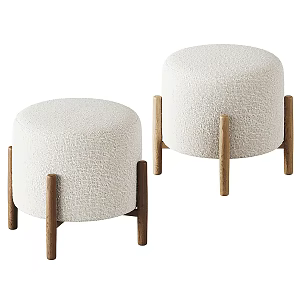 Modern sofa stool 3d model