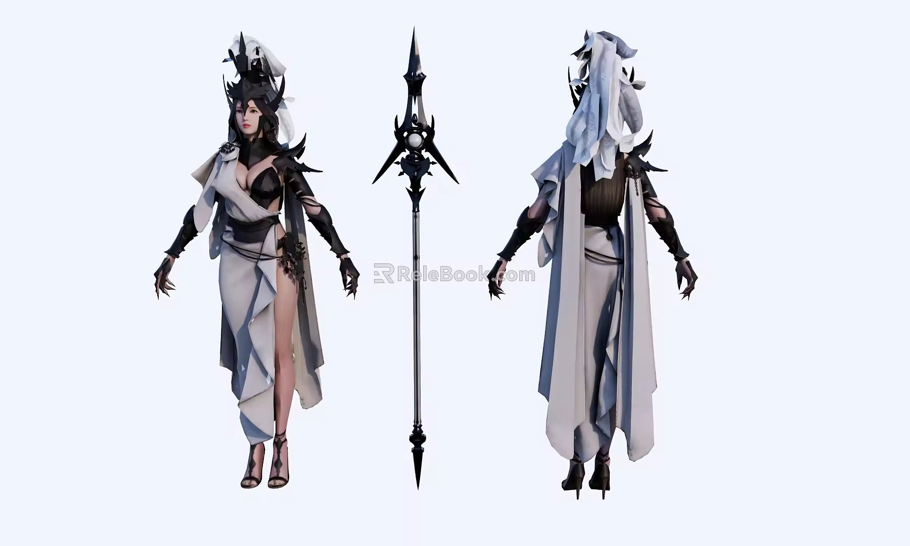 Athena Classical Mage 3d model