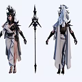 Athena Classical Mage 3d model