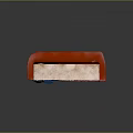 Detailed 3D Rendering of Furniture Component With Metal Screw And Wooden Structure