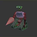 Robot Assistant Small Robot Butler Robot Butler Figure Game Figure 3d model