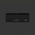 Black Hard Shell Weapon Case Containing Firearm And Accessories Inside 3d model
