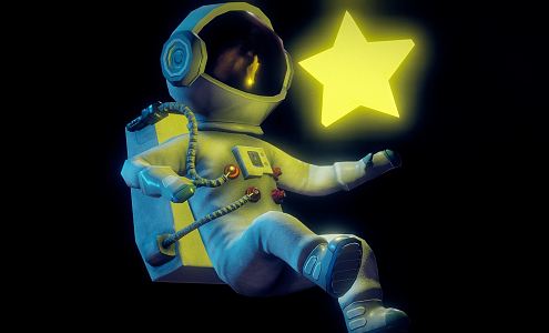 The Modern Astronaut 3d model