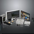 Various Electronic Devices Including LED LCD TV Computer Camera And Gaming Accessories