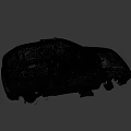 Old Blue Car With Worn Out Body And Damaged Tires In Poor Condition