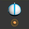 Astronaut in White Spacesuit and Blue Helmet Holding Ringed Planet Model