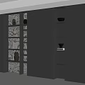Modern Built in Bookcase Design With LED Lighting And Decorative Shelves