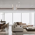 Modern Guest Restaurant 3d model
