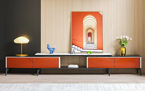 Modern TV Cabinet 3d model