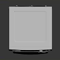 White Front Load Washing Machine with Digital Display and Energy Efficient Design