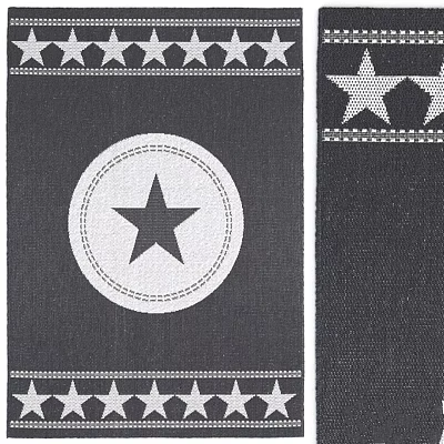 modern square carpet carpet polypropylene gray white black 3d model