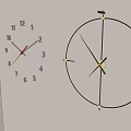 clock wall clock 3d model