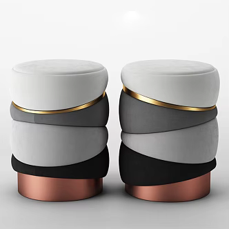 Sofa stool 3d model