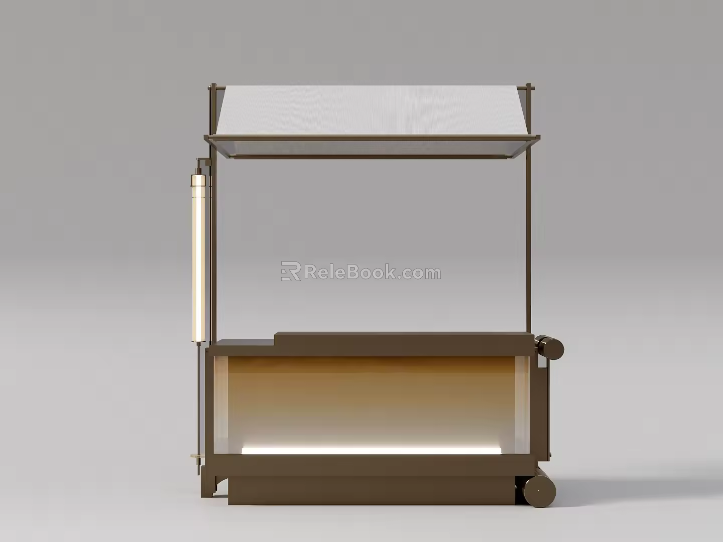 Cart Sales Cart Bread Display Cart Display Cabinet 3d model
