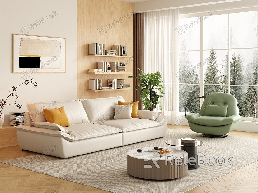 Modern Sofa Coffee Table Combination Home Sofa Coffee Table Combination model