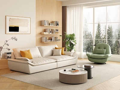 Modern Sofa Coffee Table Combination Home Sofa Coffee Table Combination model