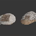 Traditional Architecture Models With Tile Roofs Wooden Windows And Stone Walls