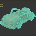 Modern Toy Car Wooden Car Wooden Car Wooden Car 3d model