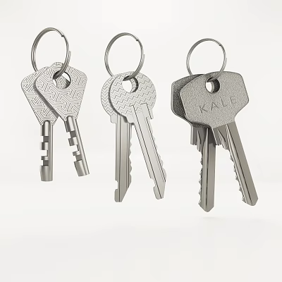 Modern Key 3d model Modern Key 3d model