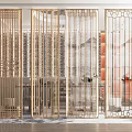 New Chinese-style partition screen partition 3d model