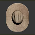 Woven Straw Hat With Wide Brim And Brown Band For Summer Daily Use