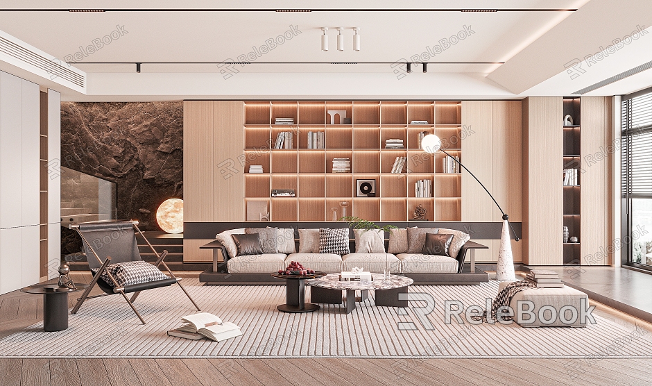 modern living room model