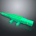 Crocodile Alligator Nile Crocodile carnivore reptile cold-blooded animal reptile 3d model