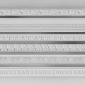 European-style plaster line 3d model