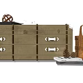Modern suitcase 3d model