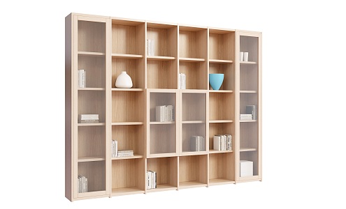 Simple Bookshelf Bookcase IKEA Bookcase 3d model