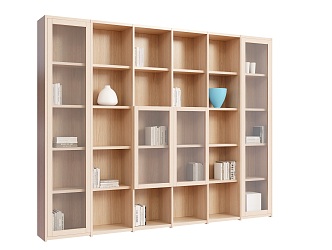 Simple Bookshelf Bookcase IKEA Bookcase 3d model