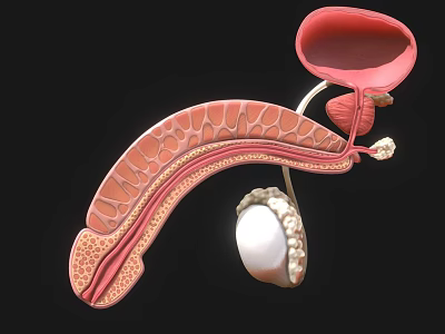 Medical Device Anatomical Model of Human Organ Structure for Medical Education 3d model