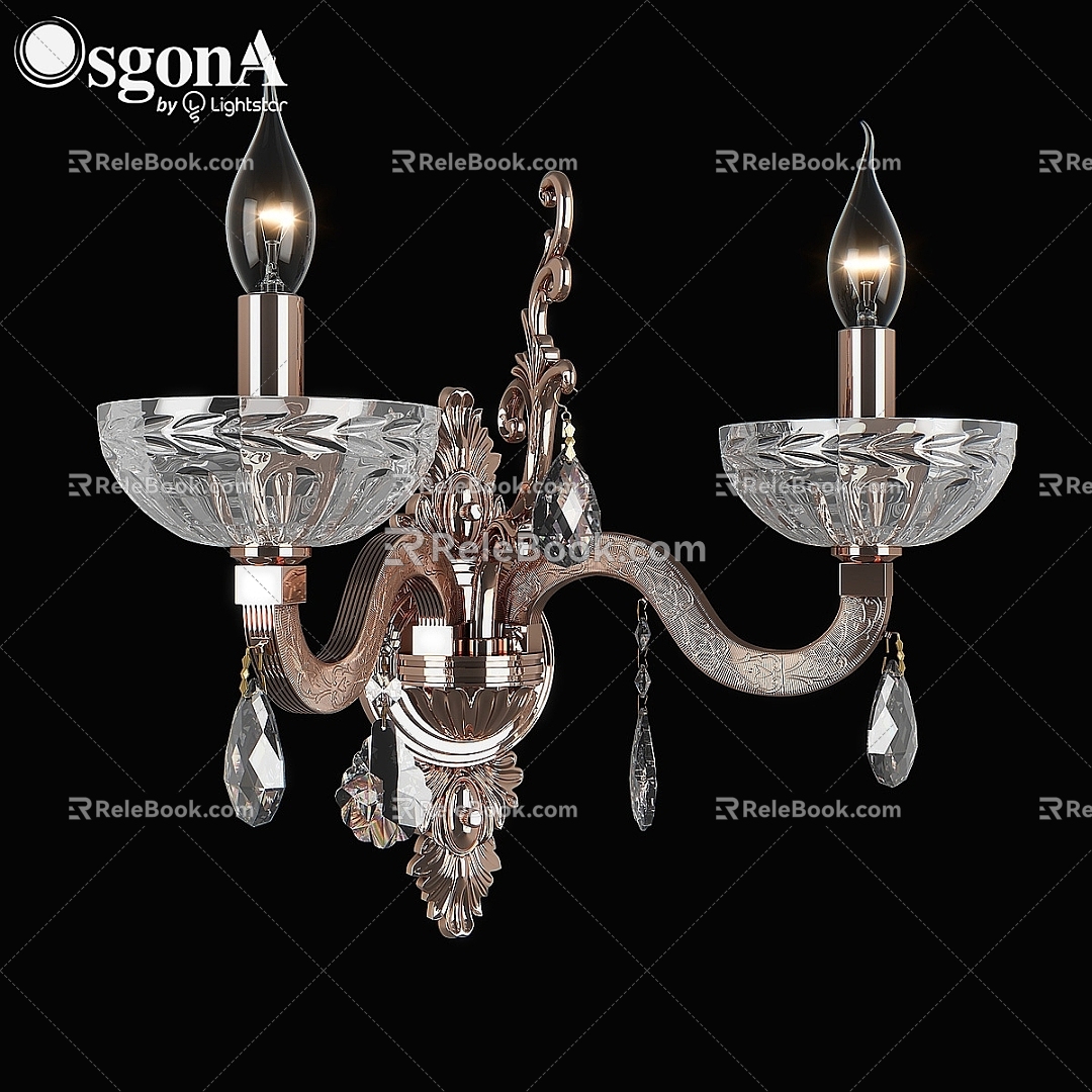 Vintage wall lamp Osgona lightstar Artifici 3d model