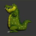 Crocodile Alligator Nile Crocodile carnivore reptile cold-blooded animal reptile reptile 3d model