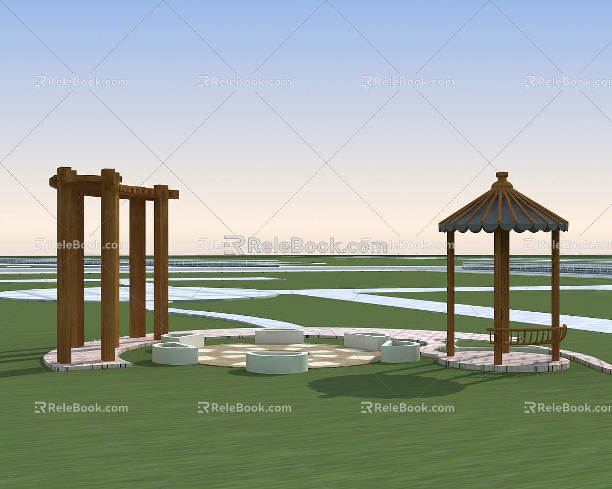 Landscape pavilion model